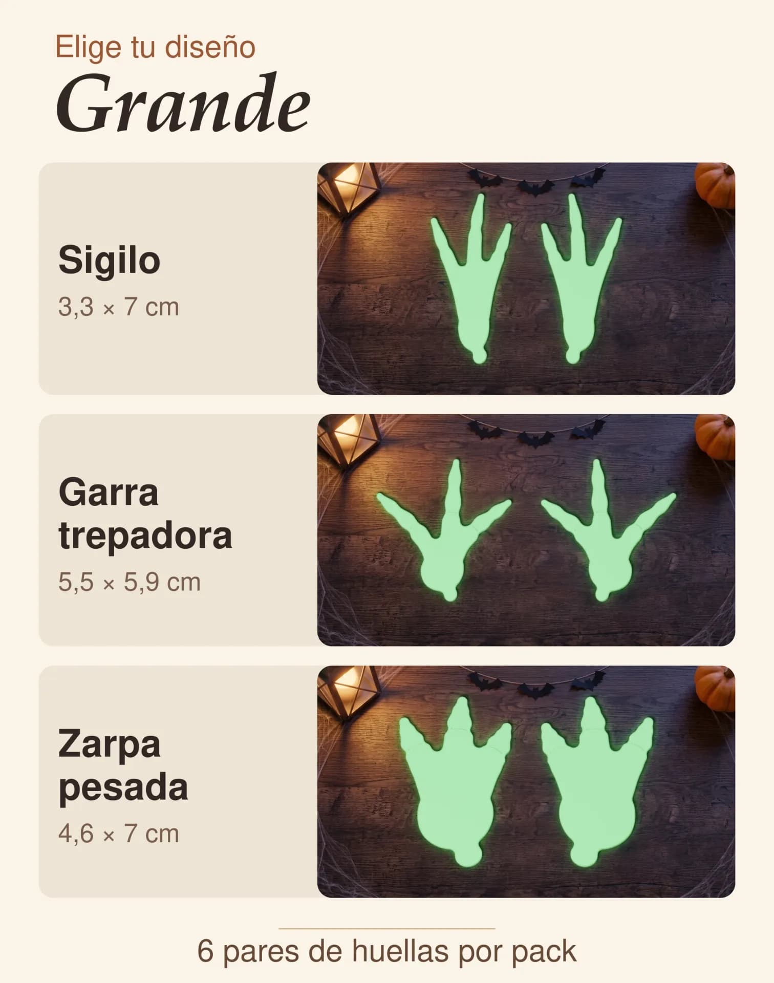 Pack de huellas glow - Image 4