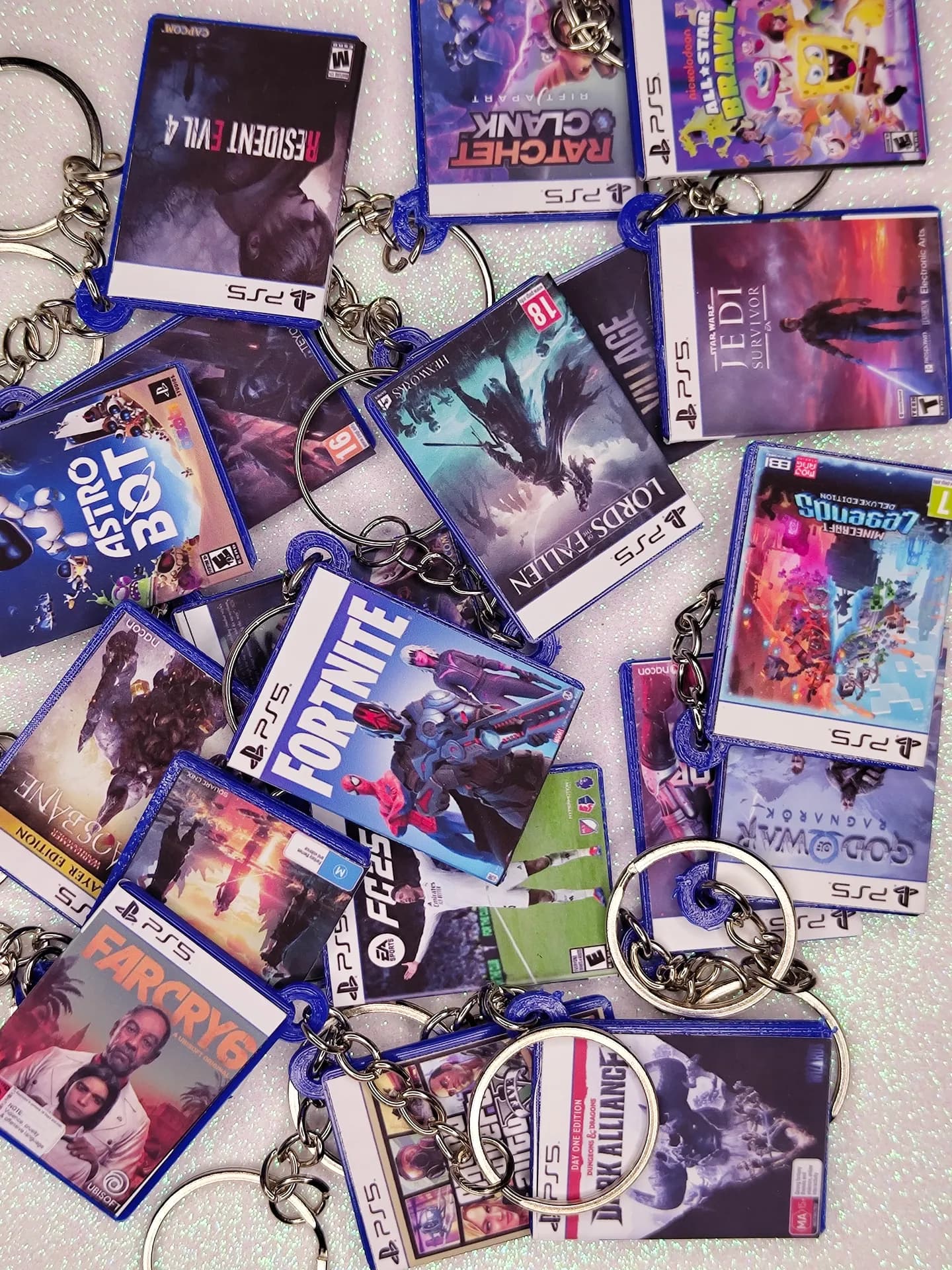 Retro Cartridge Keychains: NES, SNES, N64, Game Boy, PS1, Xbox - Image 7