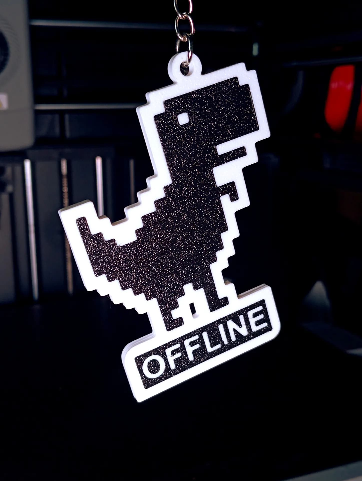 Chrome Offline Dino Keychain - Image 2