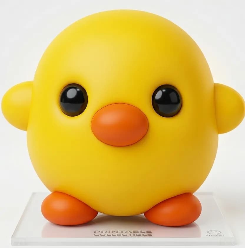 Adorable Duck Figure