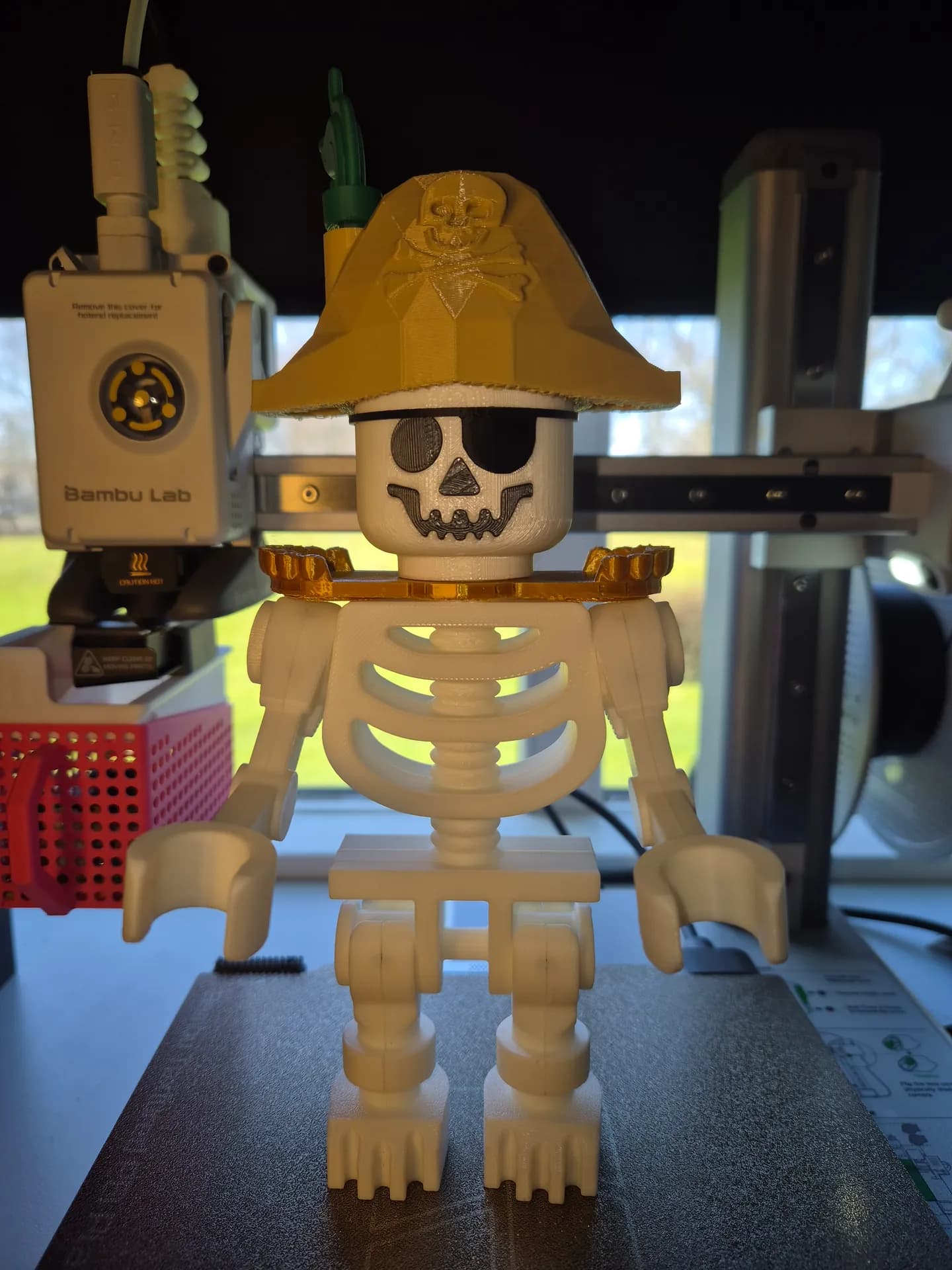 LEGO-Style Skeleton with Accessories