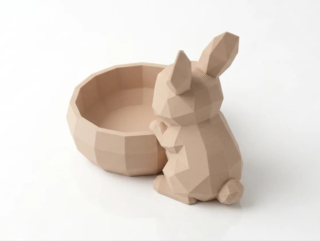 Low Poly Bunny Bowl - Image 3