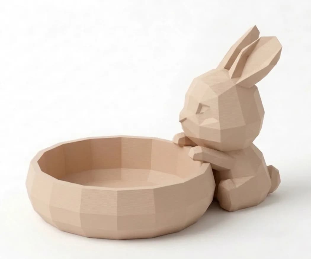 Low Poly Bunny Bowl - Image 4