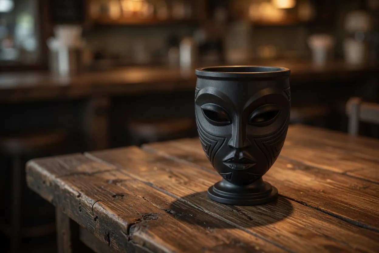 Tribal Mask Decorative Mug