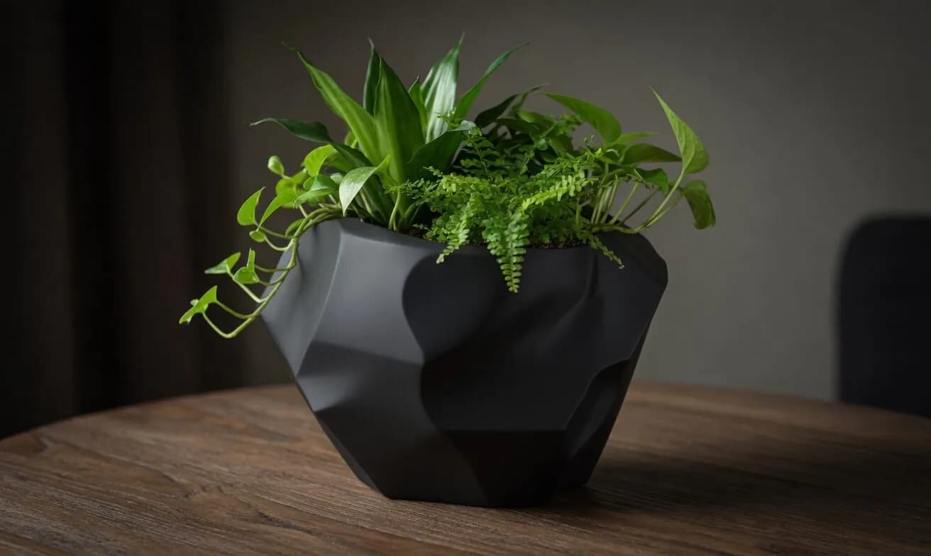 Carved Stone Vase - Image 2