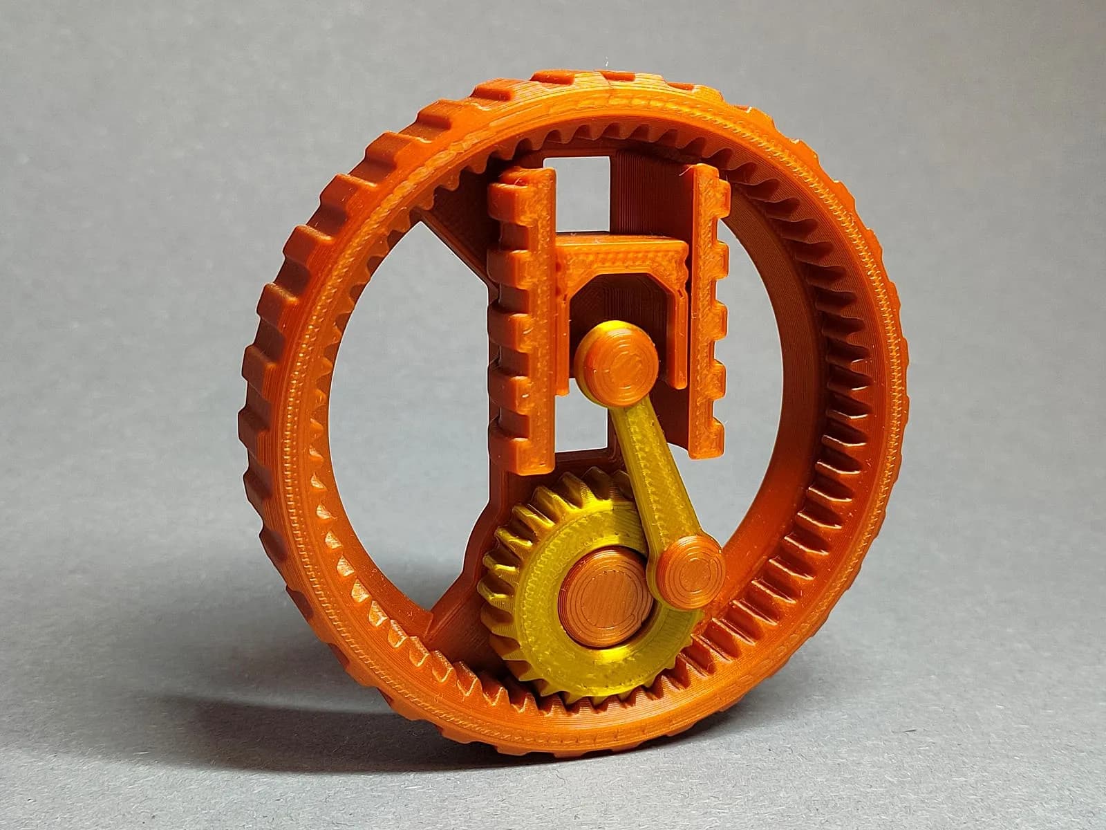 Gear Fidget with Piston - Image 1