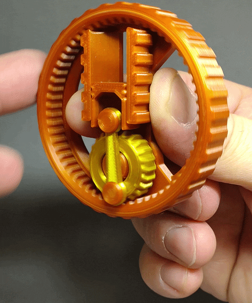 Gear Fidget with Piston - Image 2