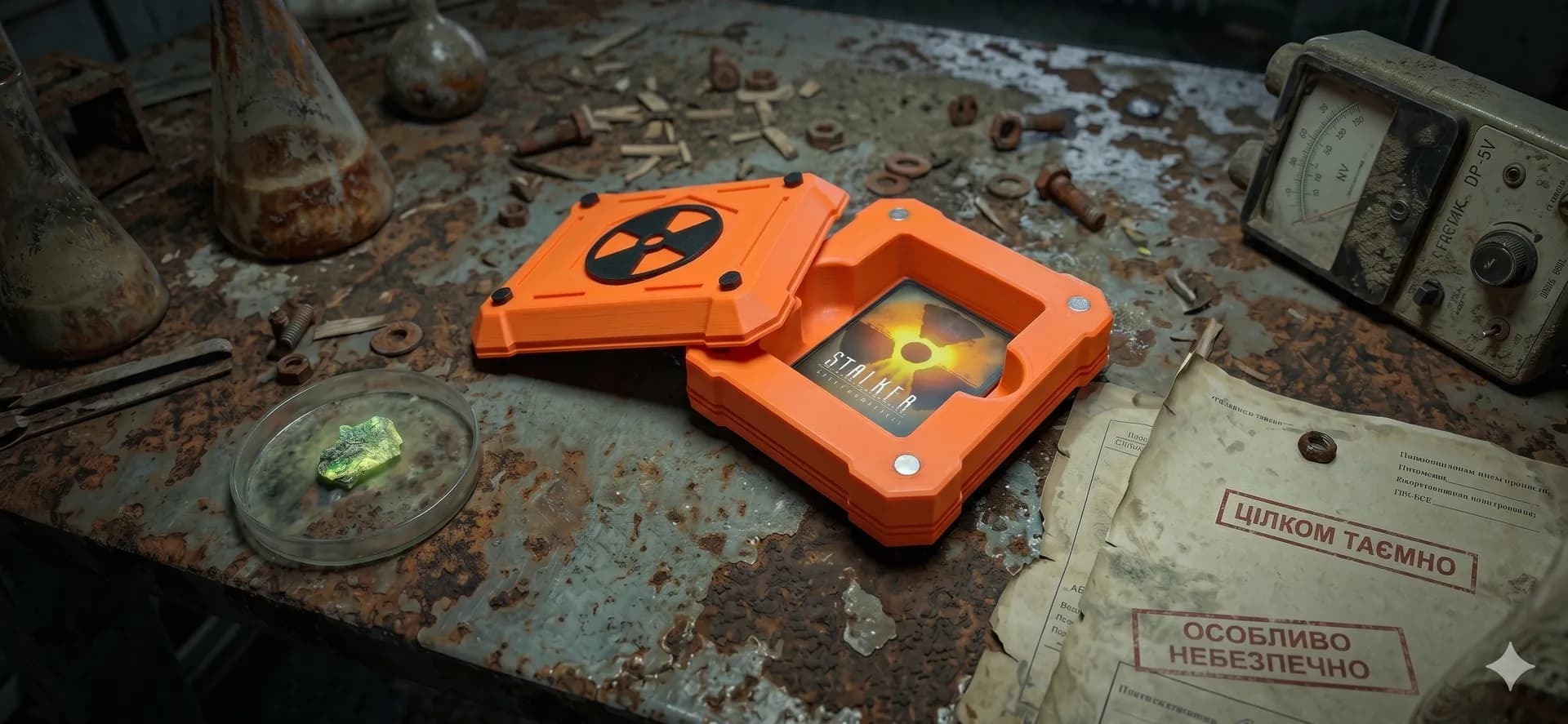 S.T.A.L.K.E.R. 2 Hazard Card Storage Box - Image 1