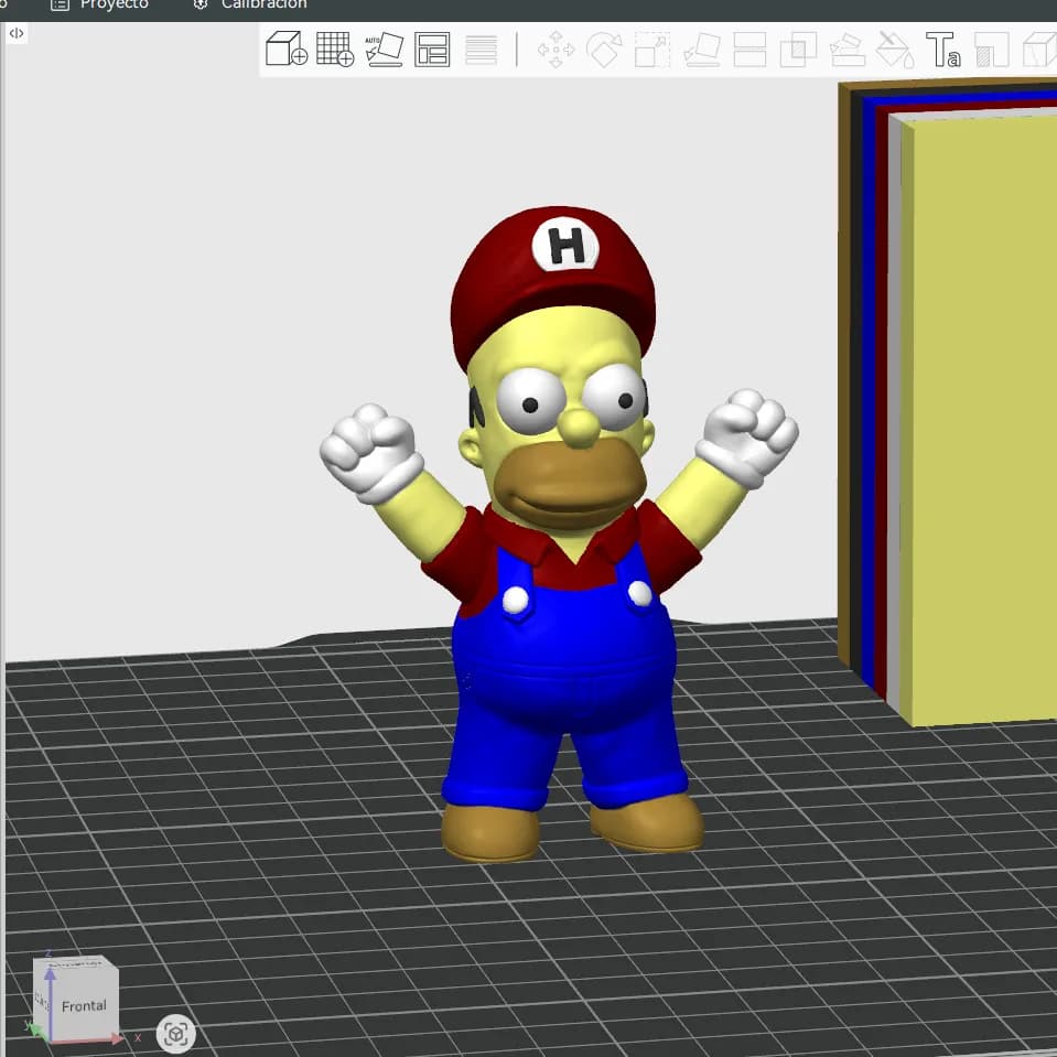 Homer Simpson Dressed as Mario - Image 2