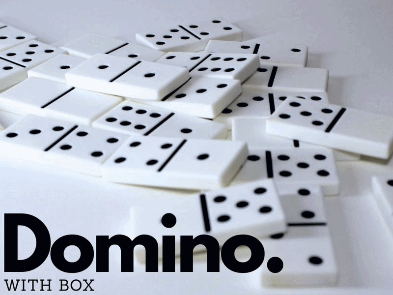 Domino Set with Storage Box - Image 1