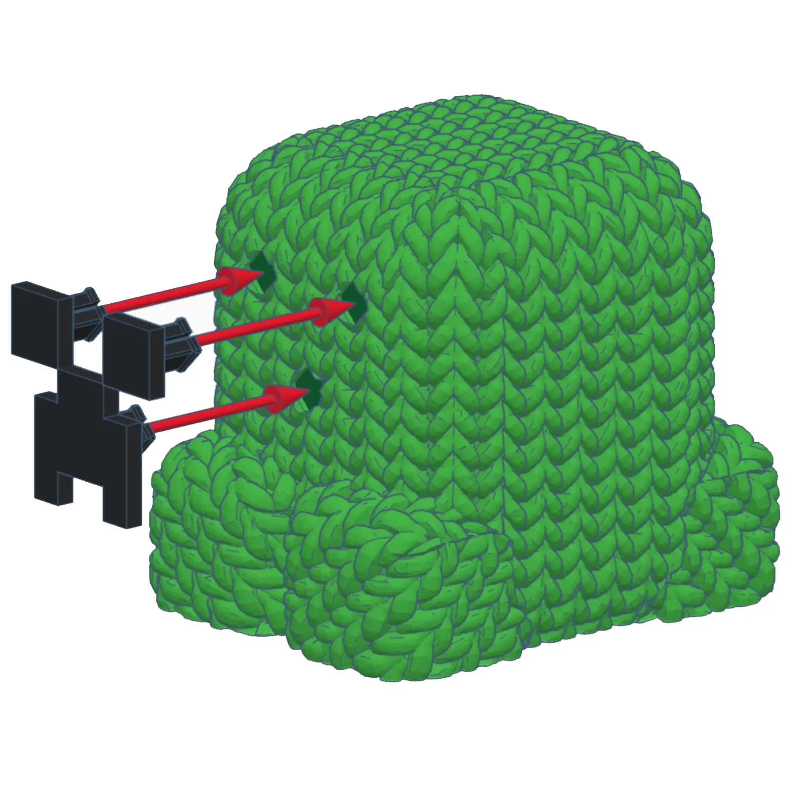 Crochet Texture Creeper - Image 3