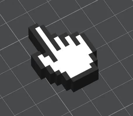 Finger Pointer Fridge Magnet