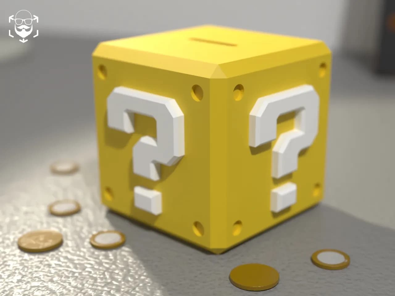 Mystery Cube Piggy Bank - Image 1