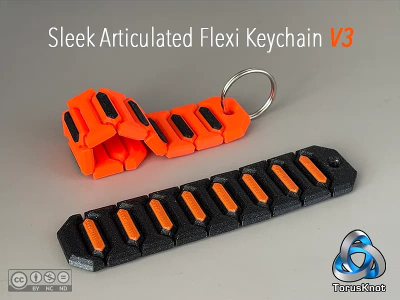 Articulated Flexi Keychain - Image 1