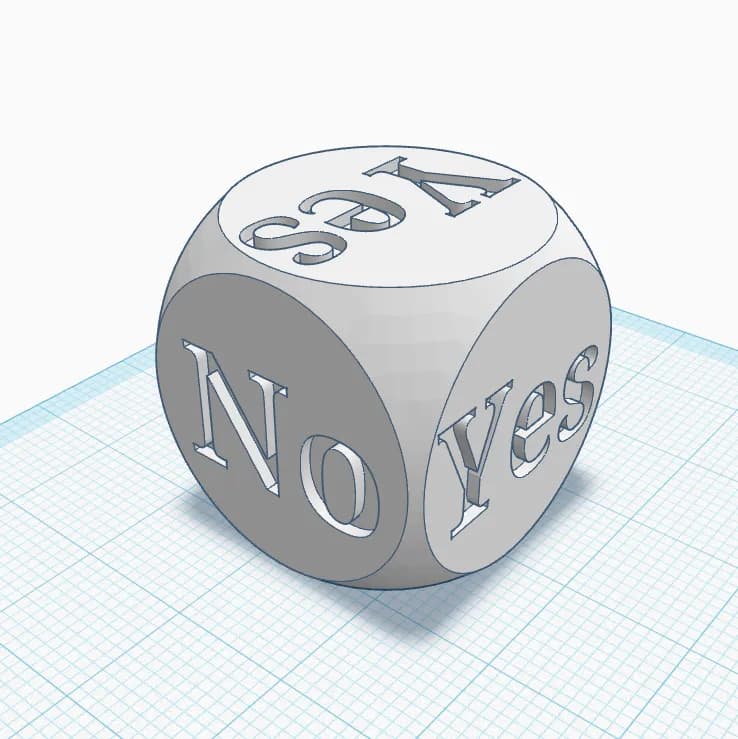 Yes or No Cube - Image 1