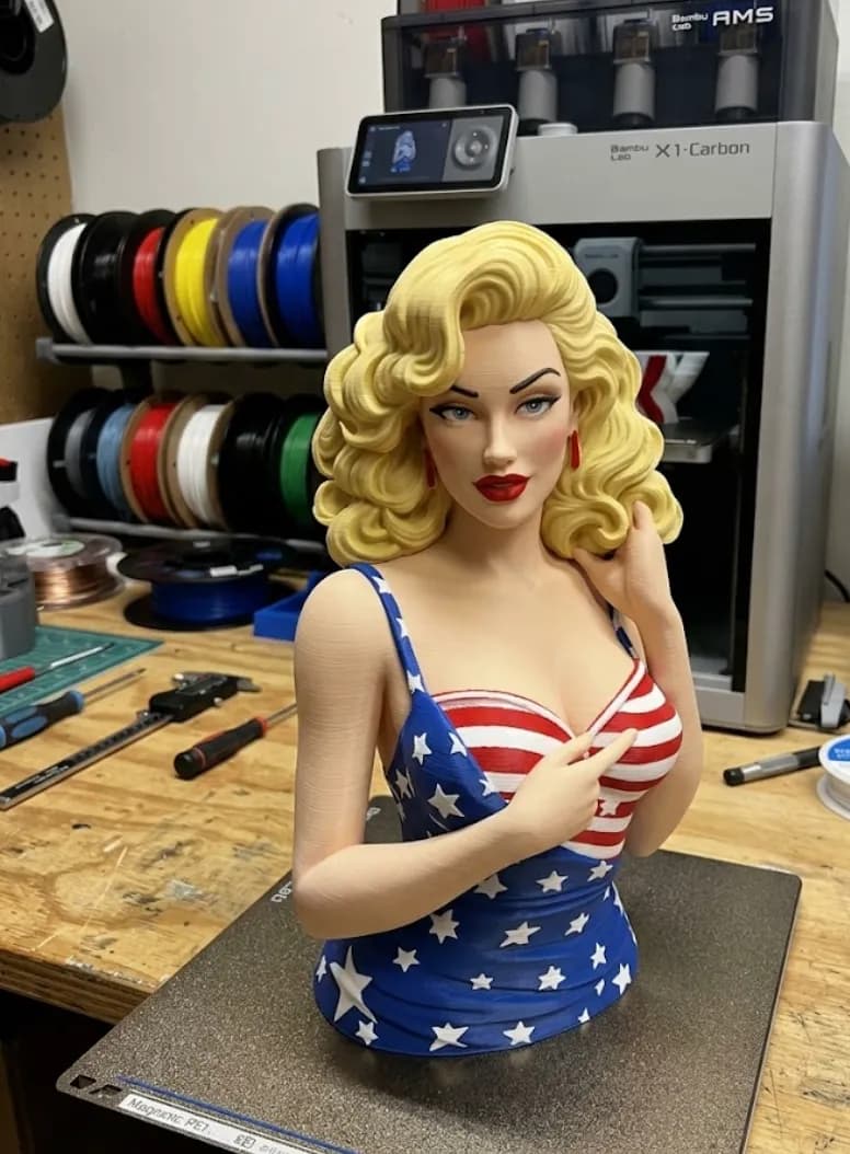 American Woman Figurine