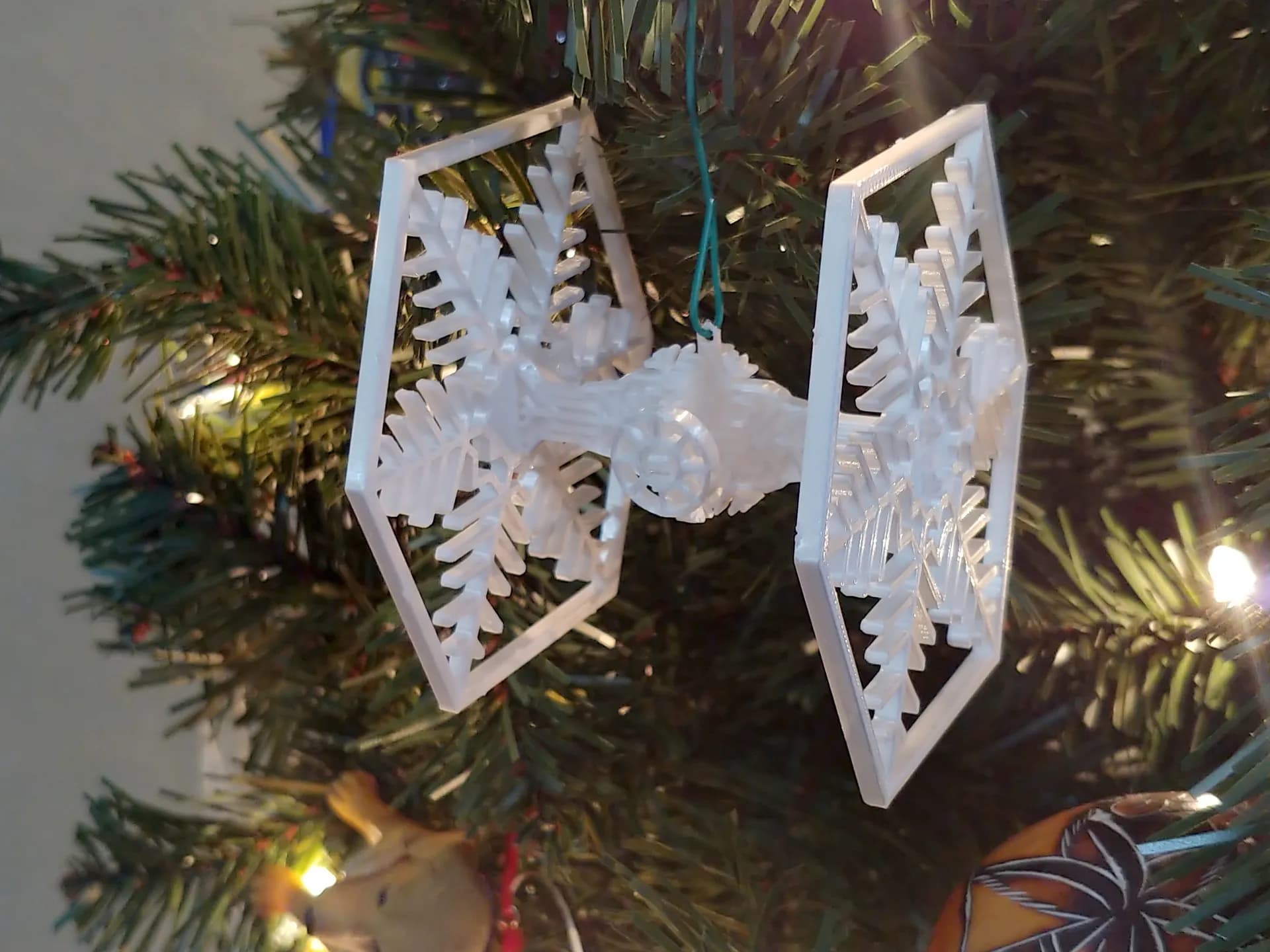 Snowflake TIE Fighter Kit Card - Image 2