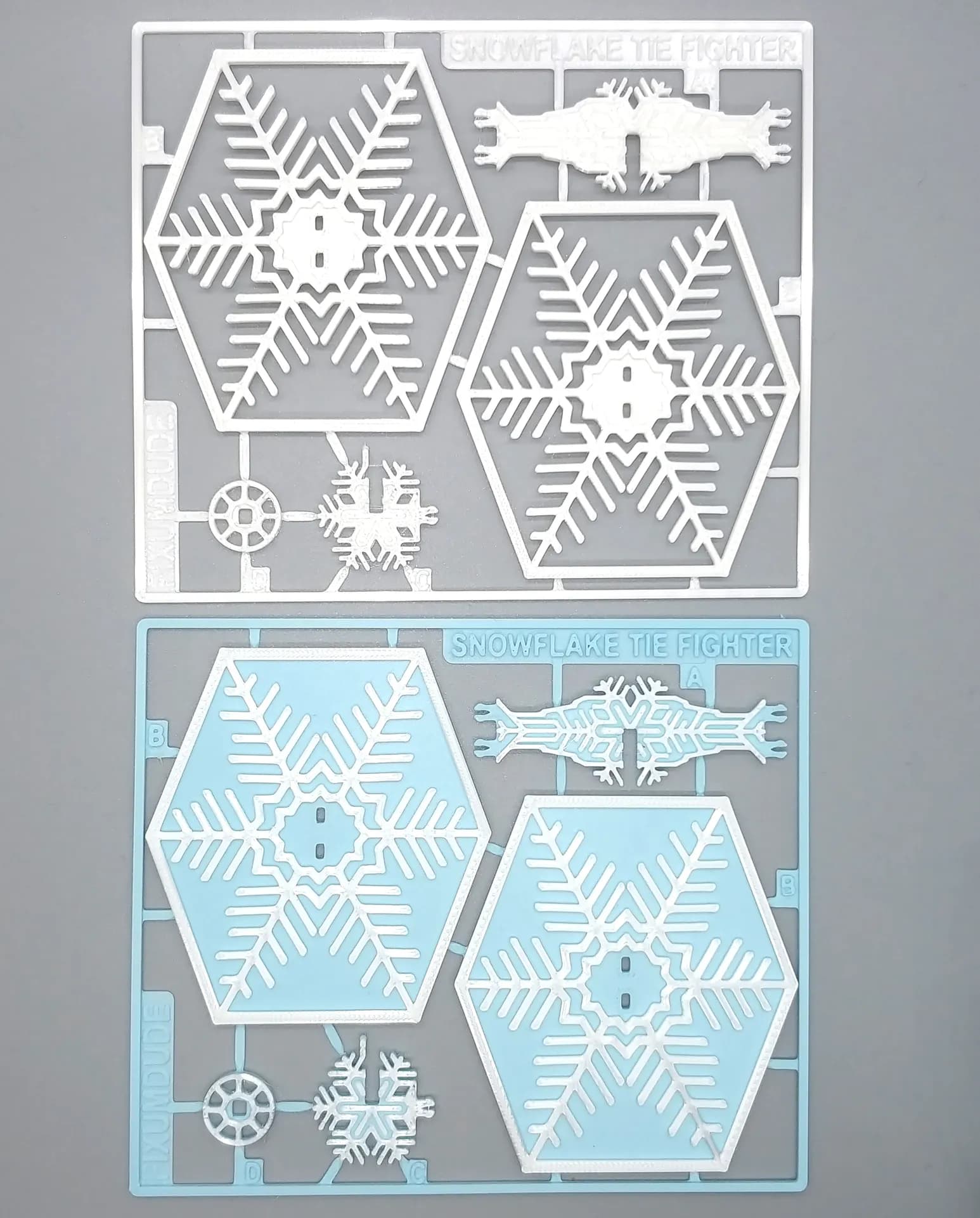Snowflake TIE Fighter Kit Card - Image 10
