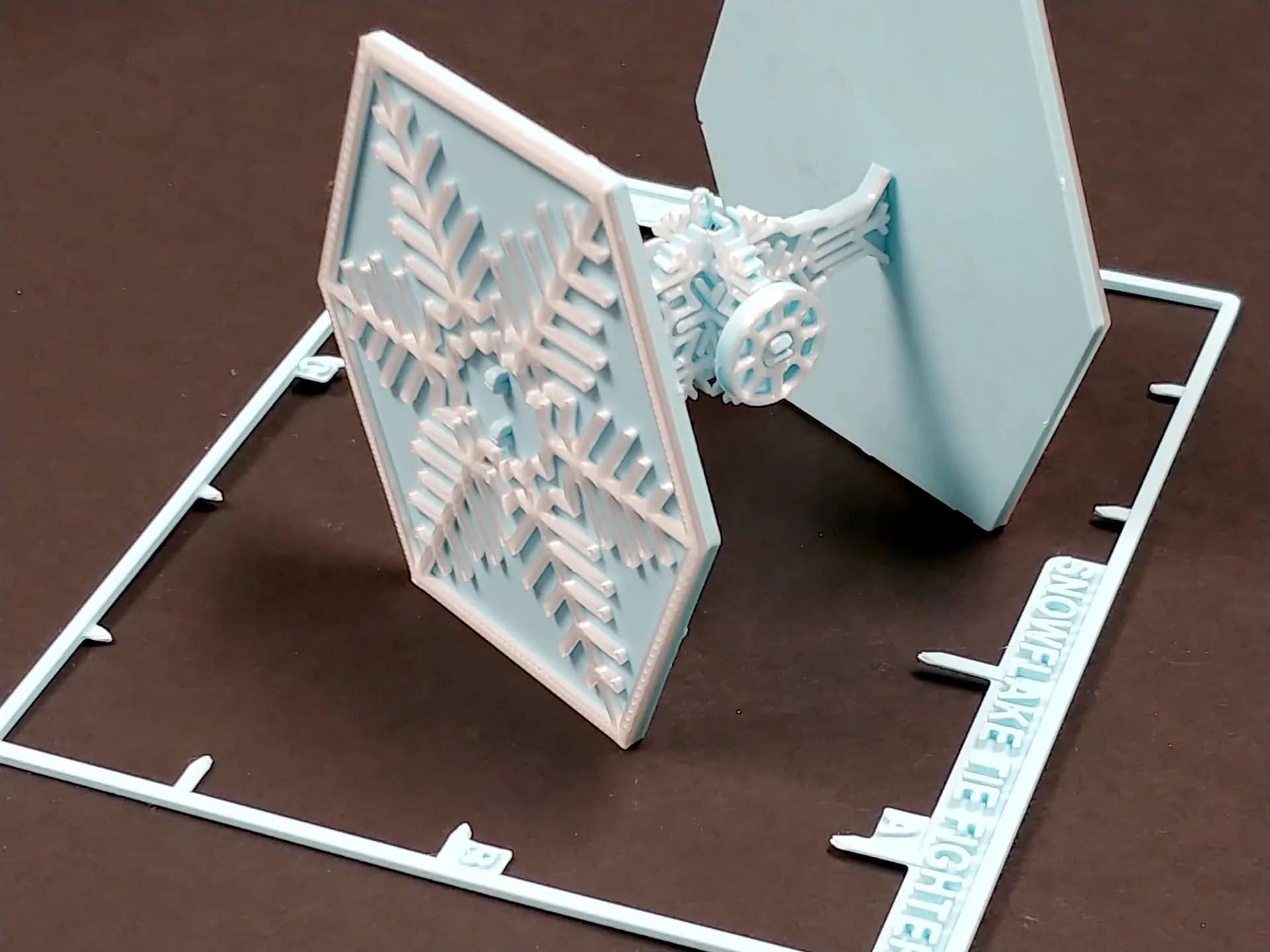 Snowflake TIE Fighter Kit Card - Image 11
