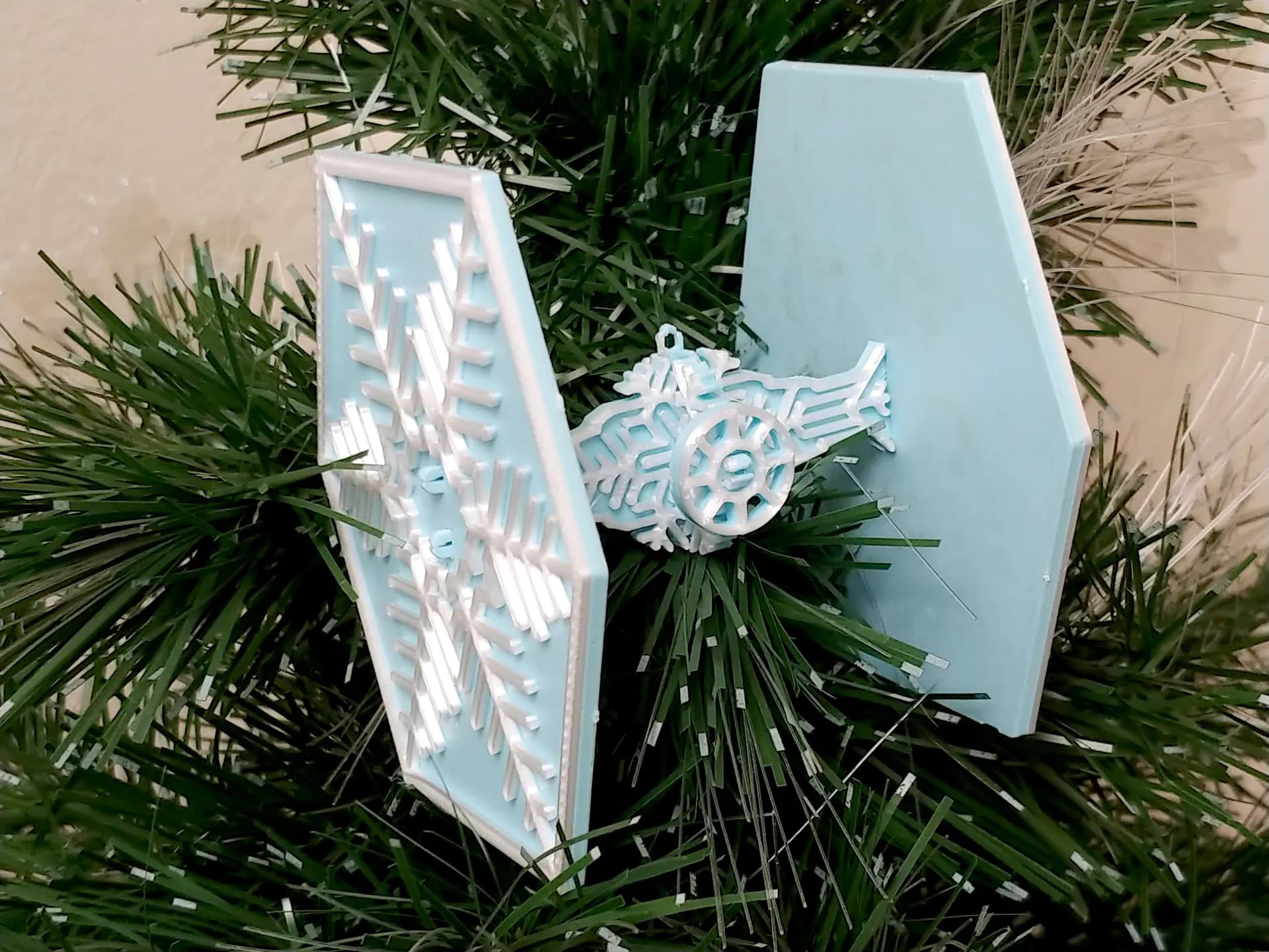Snowflake TIE Fighter Kit Card - Image 13