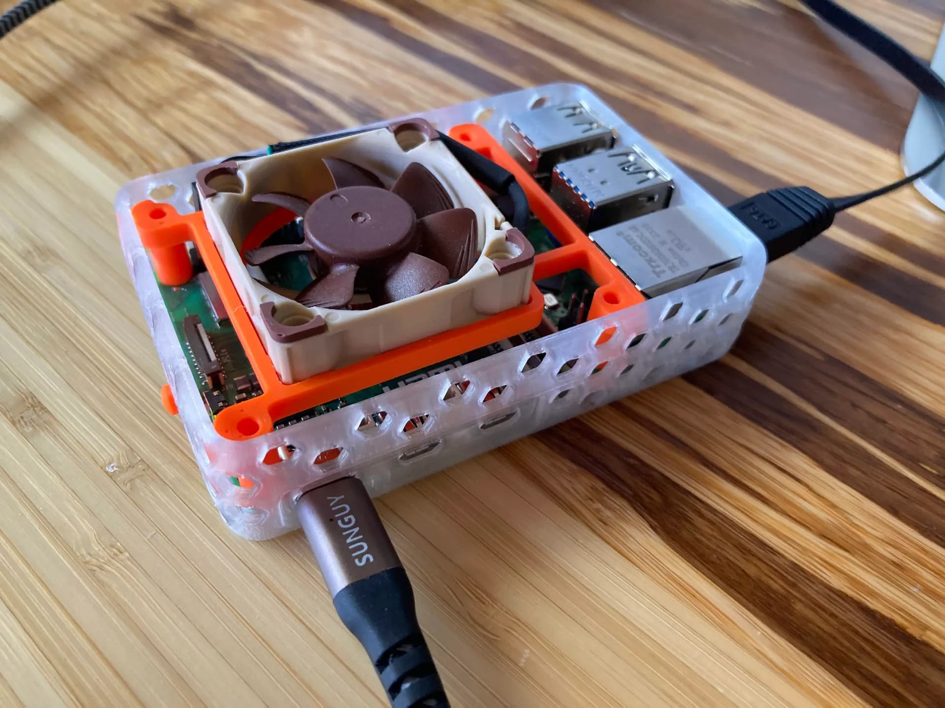 HexCase for Raspberry Pi 5 with Noctua Fan - Image 3