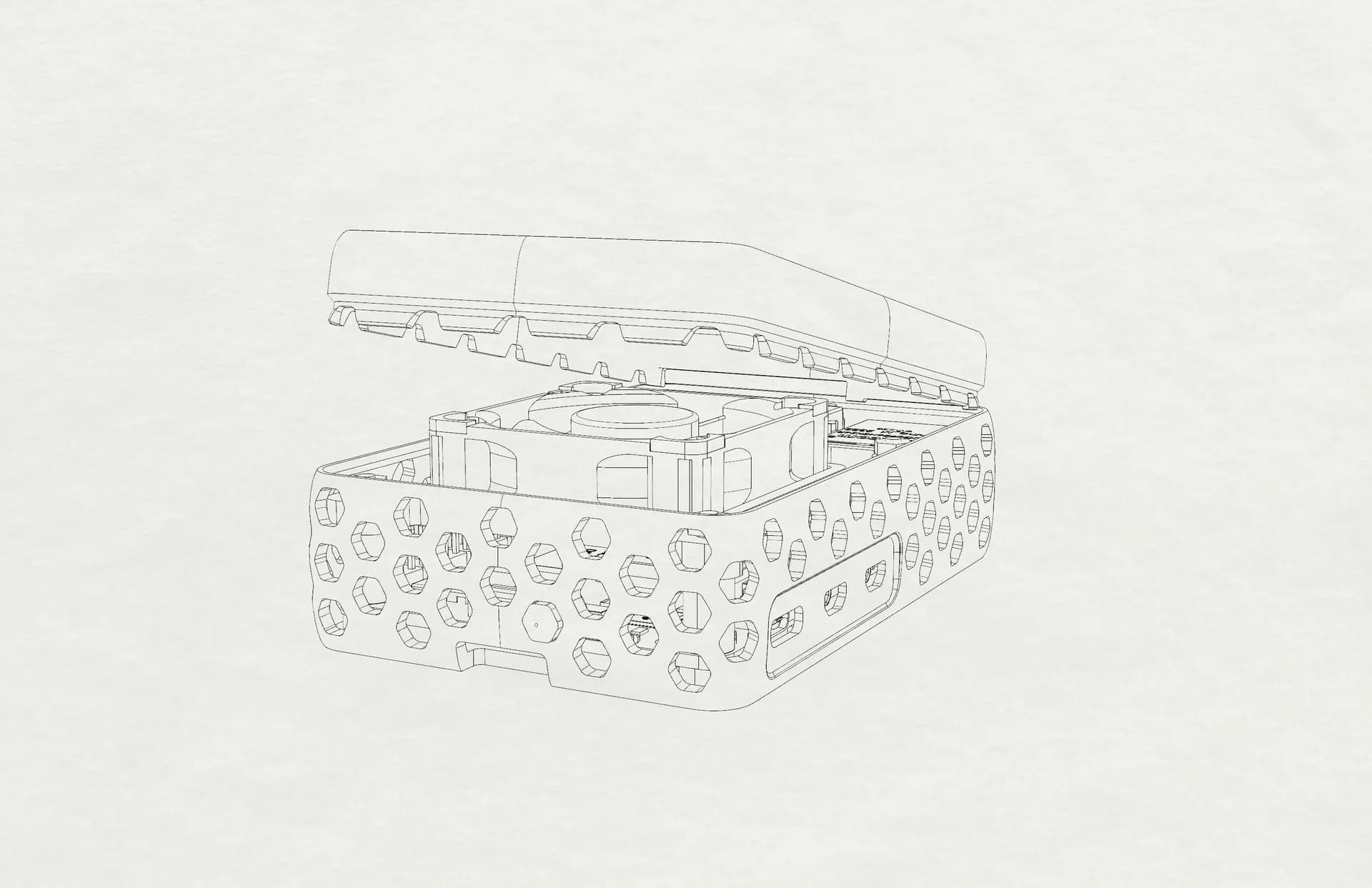 HexCase for Raspberry Pi 5 with Noctua Fan - Image 5