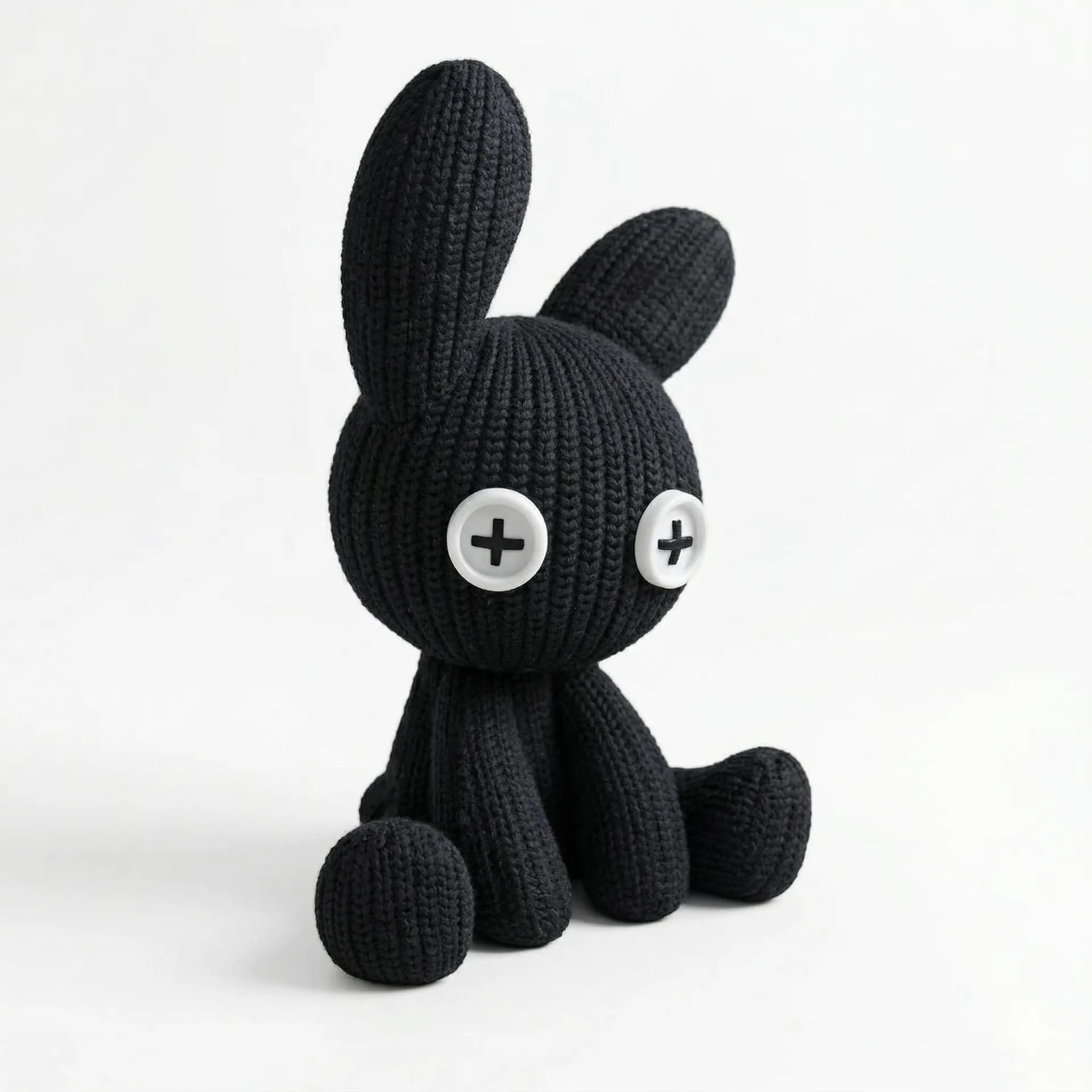 Knitted Bunny Figurine - Image 1