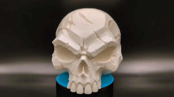 Battle-Scarred Gothic Skull - Image 1