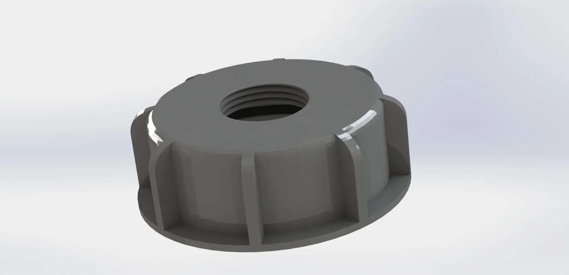 DIN61 Canister Cap with Tap Thread - Image 3
