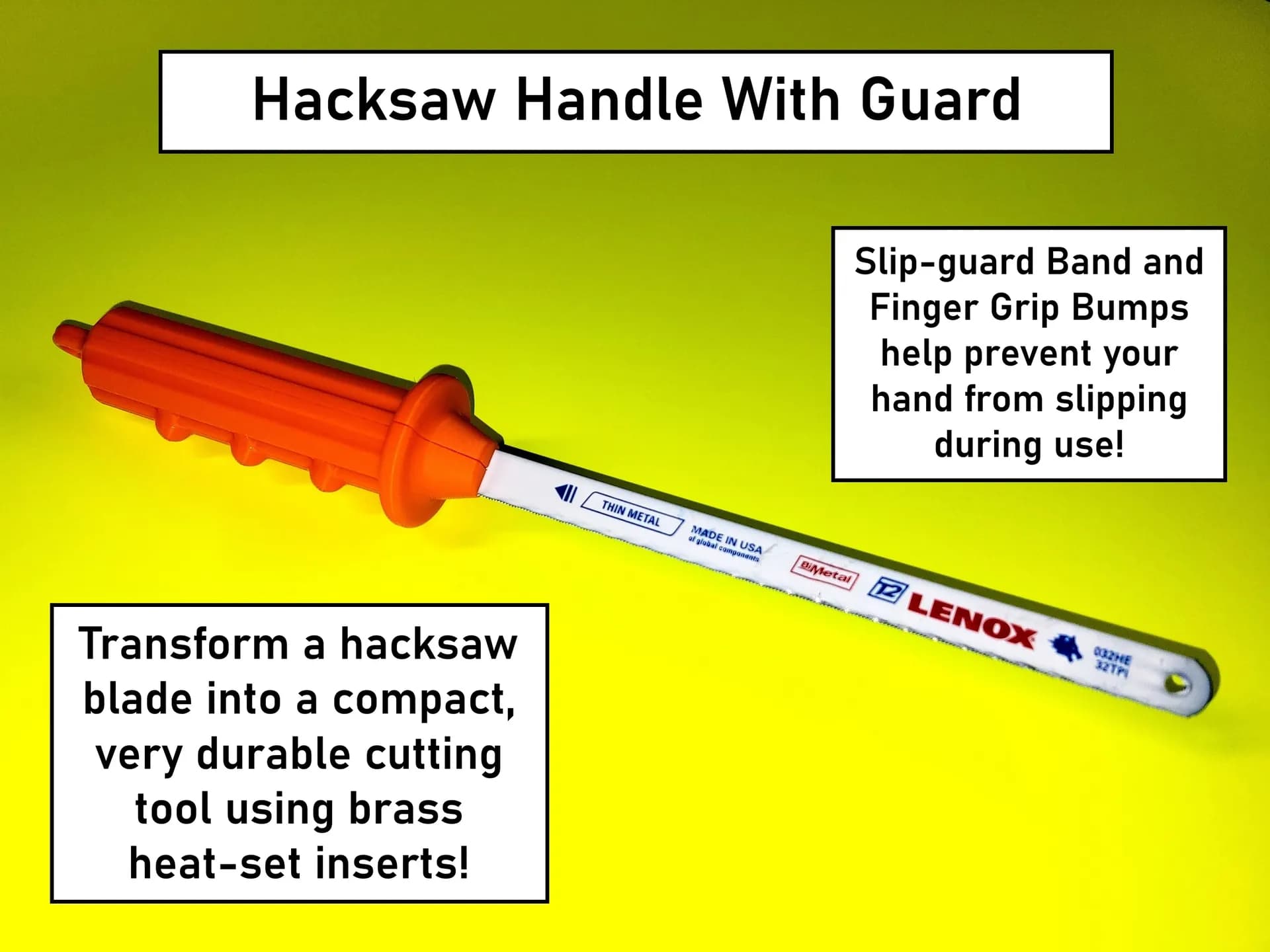 Hacksaw Handle with Guard - Image 1