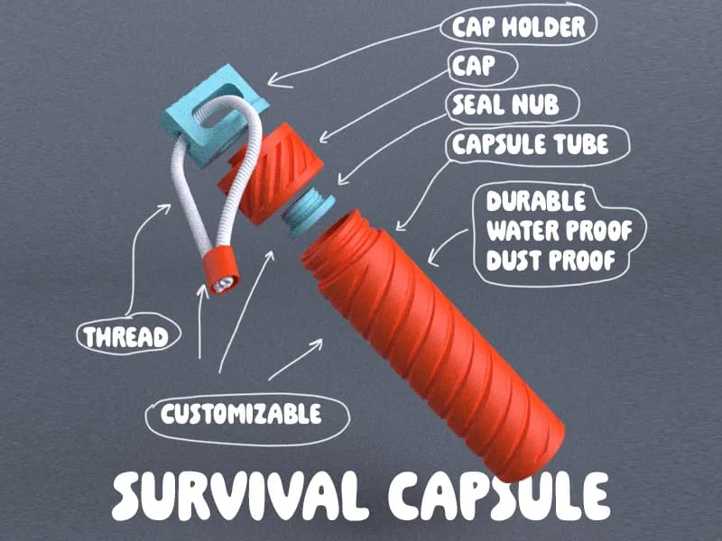 Customizable Survival Capsule - Image 1